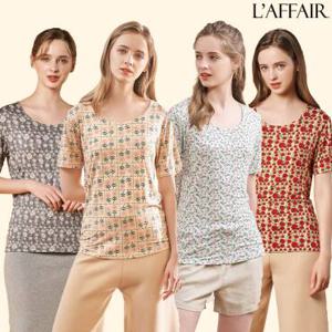 라페어 인견 반팔 이너티셔츠 4종 패키지 LWOFW284-MT