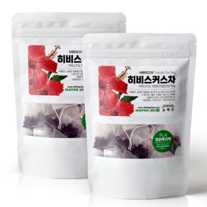 늘해찬 볶은 히비스커스 꽃차 삼각티백 대용량 100티백