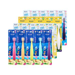 [브리스틱] 에르고 유아 어린이 칫솔 1단계/2단계 10개