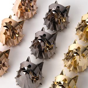 [무케렌시아] 쓰리나인_불독 힙한늑대 차량용 방향제_골드