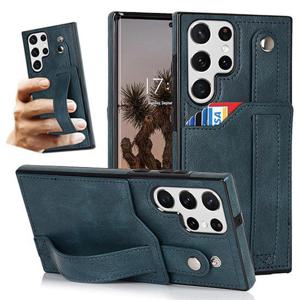 갤럭시S24 플러스 울트라 레트로가죽 카드수납 핸드스트랩케이스