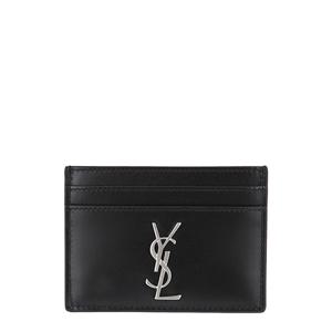 [로로모다] 생로랑 은장 로고 남성 카드지갑/485631-0SX0E-1000