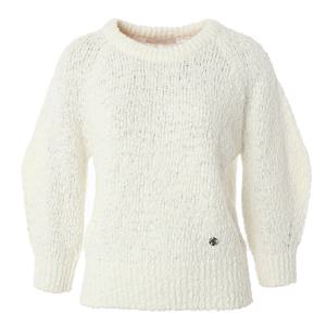 [에이비에프지]퍼프소매포인트 7부라운드넥니트 APY5QW34G