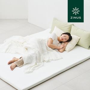 [리뉴얼 출시]지누스 그린티 메모리폼 토퍼 10cm Q 퀸 매트리스 침대 바닥