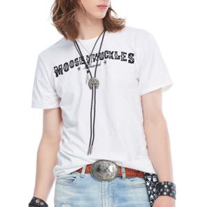 [룩플러스]무스너클 20SS 반팔 티셔츠 M10MT703 160 남성 화이트