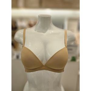 [바바라] 기본 노와이어 심플 몰드 브라 ABR4395 (스킨.블랙) ABR4395