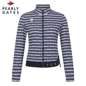 [파리게이츠] [냉감]여성 컵케익 패치 로고 패턴 집업 탑