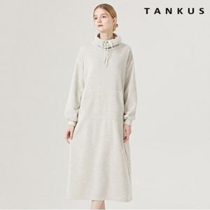 [탱커스] 스트링 기모 롱 원피스 (TV4OP012L0)