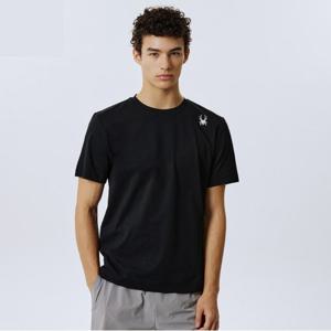 [스파이더] 남성 냉감 4WAY 빅 레터링 반팔 티셔츠 SPJFCNRS202MBLK