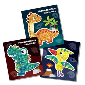 어린이 캐릭터 보석십자수 스티커 쥬라기월드 BST3-001