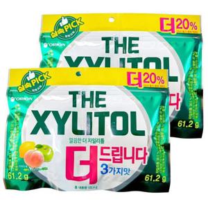 오리온제과 더 자일리톨 122.4g 2개
