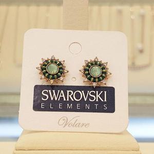 볼라레 세이브존01 그린오팔 볼드귀걸이 LE484