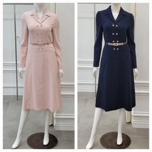 [미니멈]더블 버튼 트위드 원피스 (MXAAWO1120NA2)_IC