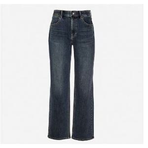 [뱅뱅]공용 논페이드 인밴드 루즈핏 데님팬츠 (NQK686)_KG