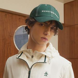 [먼싱웨어][37%OFF]남성 스티치 볼캡 (볼마커 SET) 다크그린(MQ121MCP12)