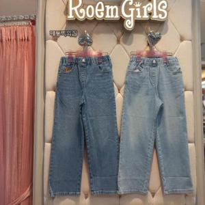 로엠걸즈 DP01 일자핏 데님팬츠 RGTJ2511C