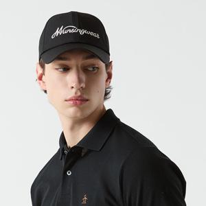 [먼싱웨어][37%OFF]남성 펀칭 로고 볼캡 블랙(MQ121MCP32)