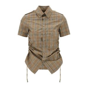 버버리 플래드 패턴 코튼 셔츠 8107968 NUTIPCHECK