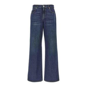 알렉산더 맥퀸 스트레이트 팬츠 794136QMACS4297 Blue