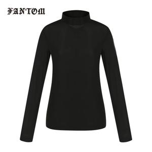[팬텀] 여성 라인 포인트 반목 냉감 긴팔이너티셔츠