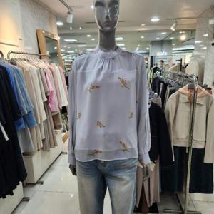 리안뉴욕 DP01 프린트 쉬폰 블라우스 RTBWBL030