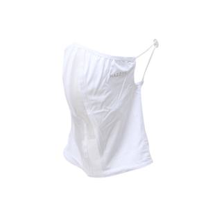 헤지스 골프 25SS ONLINE EXCLUSIVE 화이트 남성 로고프린트 마스크 HUMU5E901OW