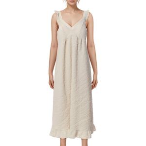 [바바라(언더웨어)]플로킹 컵드레스 원피스 홈웨어 AGW4600L