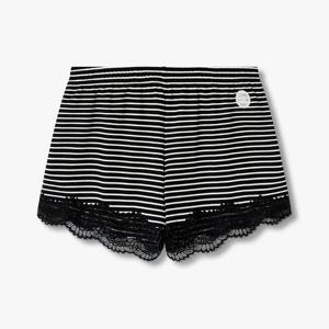 [엠포리오 아르마니 언더웨어]여성 레이스 트림 스트라이프 라운지 쇼츠 (0825131508)