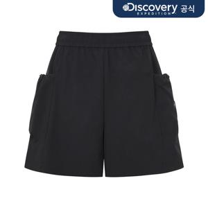 [디스커버리] 프레시벤트 여성 스트링포켓 카고쇼츠 (BLACK) DWSP7F053-BKS