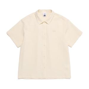 내셔널지오그래픽 N252WSH490 여성 시어서커 오버핏 커버업 셔츠 BUTTER