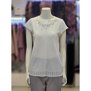 세리아 세이브존07 여성 넥큐빅 나시 티셔츠 252701