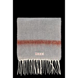 Marni 로고 패치 프린지 스카프 SCMC0139Y0UAW053 STW32 TP941634125