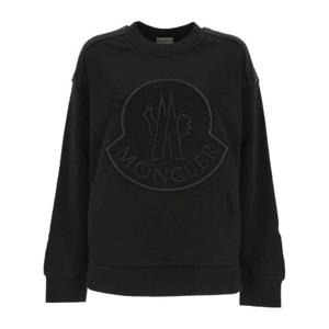 Moncler 로고 자수 크루넥 스웨트셔츠 8G00042899U5 999 TP934865550