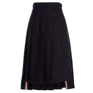 Thom Browne RWB 스트라이프 플리츠 미디 스커트 FGC400V00626 415 TP944192526
