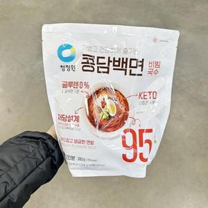 청정원 콩담백면 비빔국수 380g 402397
