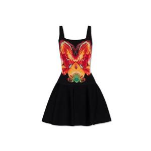 Alexander McQueen Solarised Orchid 자카드 민소매 미니 드레스 758519Q1A6G 1160 TP944658650