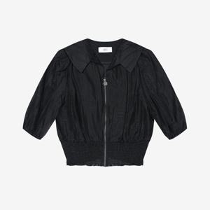 [베스띠벨리]허리밴딩 펀칭 블라우스 BKBAE2455