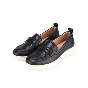 [본사운영] 바바라 소가죽 베이직 리본 여성 로퍼 4cm_AAH565