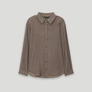 [코데즈컴바인] 시스루 소재 기본형 블라우스 (CKC-BL503W7) CKCBL503W70