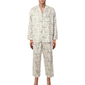 [바바라(언더웨어)]부드러운 고급 실켓면 60수 남성 잠옷세트 AMP4610B