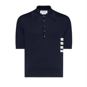 톰브라운 코튼 4바 릴랙스 핏 폴로 MKP135A Y3043 415