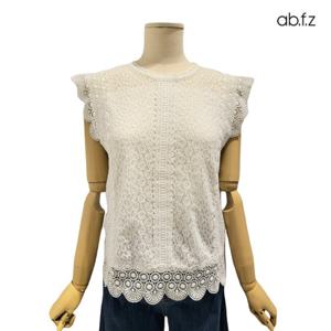 [에이비에프지]민소매 레이스 블라우스 APZ3HB38H