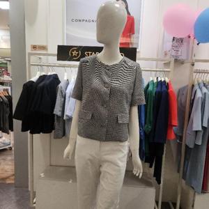 꼼빠니아 HC28 트위드자켓 Cafu5wjk250