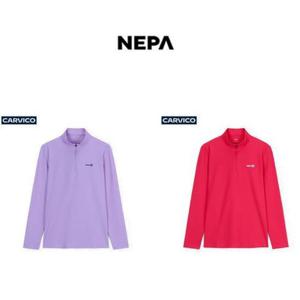 [네파]여성 시어서커 트리코트 긴팔 집업 티셔츠 7L45417_US