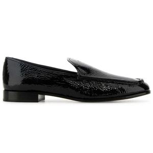 26 SS 프라다 블랙 레더 라운드토 15mm 슬립온 로퍼 1D842NF020H27