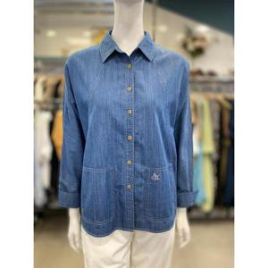 안지크 세이브존07 데일리 데님 블라우스 AI3-BL519-0