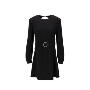 생로랑 미디 원피스 819619Y012W 1000 NOIR