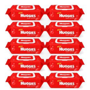 [땡큐온]하기스 우리 아기를위해 아기물티슈 캡형 72매 x10개