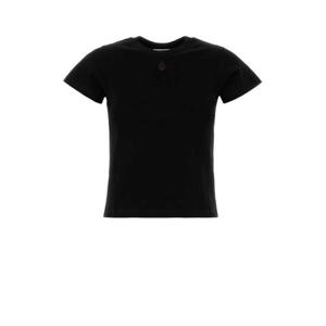 알렉산더 맥퀸 반팔 티셔츠 819193QLAEH 1000 Black