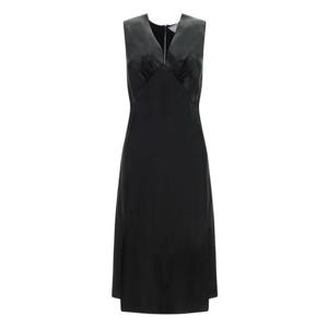 26 SS 보테가 베네타 브이넥 새틴 드레스 723022V2LC0